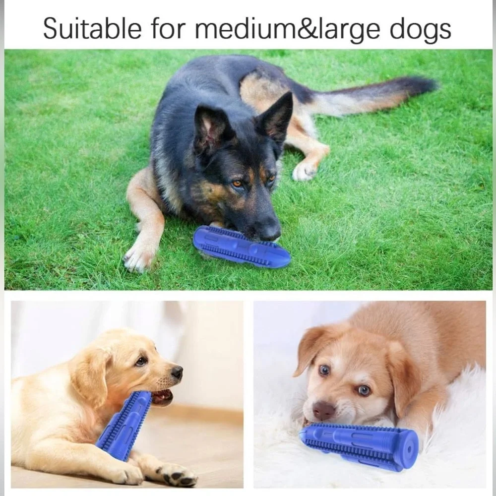 Dog Toothbrush, Puppy Teeth Cleaning Chew Toys Durable NWT